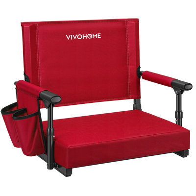 Folding  Stadium Seats With Back Support And Cushion