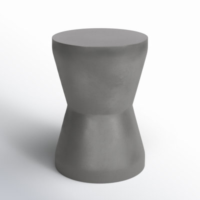 Zenni 12.2'' Concrete Outdoor Side Table
