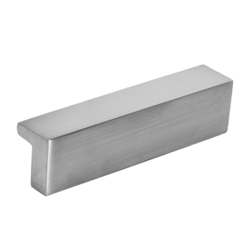 Cabinet Finger Edge Pull, Satin Stainless Steel, 1.97"