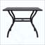Table de bistro en métal et acier