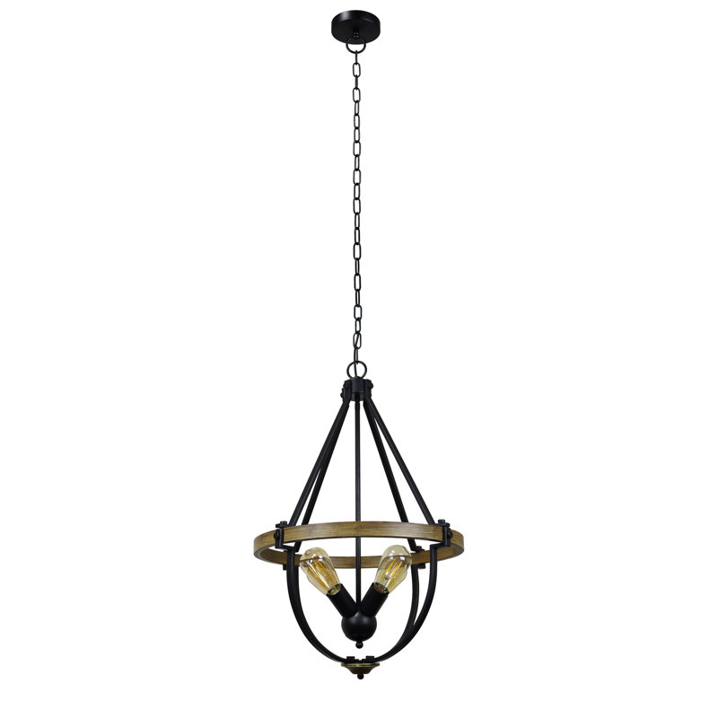 Luminaire suspendu lanterne 4 lumières