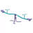 Plum Rotating See Saw - Purple/Teal