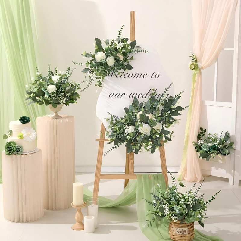 Ensemble d'eucalyptus artificiel et de tiges respirantes