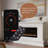 Modern Ember Patton 64" Mantel Package with 42" Electric Fireplace - Works w/ Alexa and Google Asst-94789014