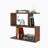 Modern Walnut Side Table, 23.6 x 21.7 x 7.9 inches | 100% Melamine Coated Particle Board, Thickness: 0.7 inches | Stylish & Functional for Living Room or Bedroom, Perfect for Small Spaces & Contemporary Decor-297069189-297069187