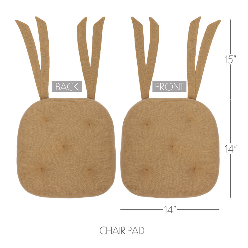 Coussin de chaise Burlap