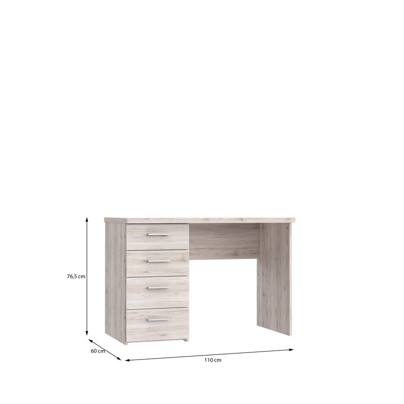 Canonero Writing Desk, Sand Oak