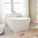 55.3" X 28.3" Freestanding Soaking Bathtub