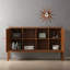 Buffet rétro en bois rayé simple