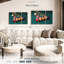 «Billiard Game Installation», 3 pièces sur toile-98562795