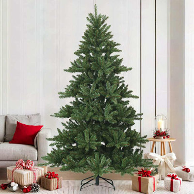  Artificial Hinged Christmas Tree Green PVC, steel