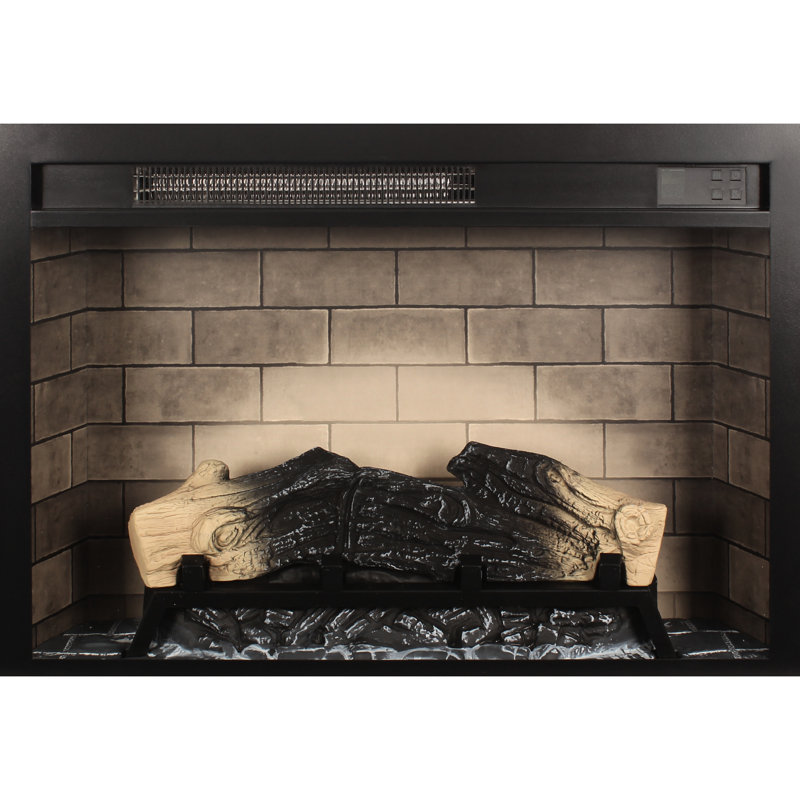 19.45 Inch Tall Electric Fireplace Insert: Compact Heating Option Insert With Adjustable Heat Settings: Personalized Comfort