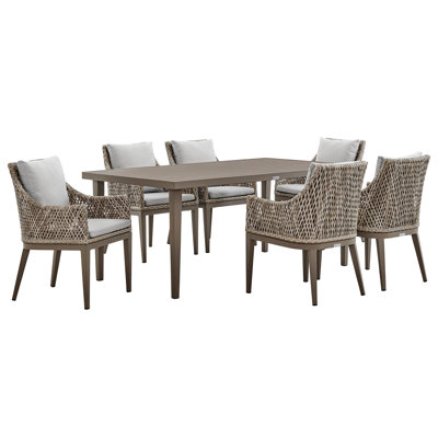 Ensemble repas en aluminium 7 pièces Galilea