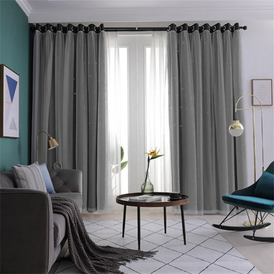 Anthani Room Darkening Curtain Single Panel