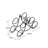 Corrales Tabletop Wine Bottle Rack in Black
