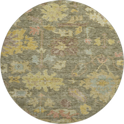 Premium Machine Washable Konopka AMF1108 Global Rug