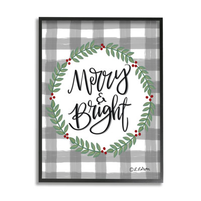 Merry & Bright Gingham Christmas