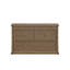Bureau double porte Arne Wood Dream Console avec matelas et housse, chêne clair