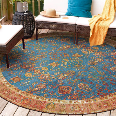 Indoor/Outdoor Traditional Area Rug