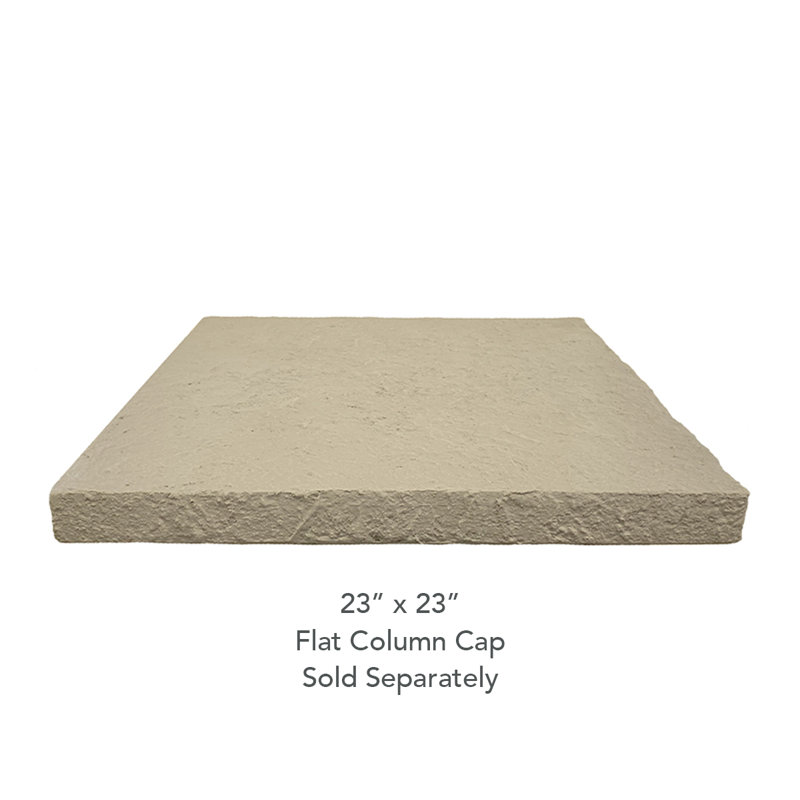 12" x 22.5" Stone Wall Paneling, Vanilla Bean