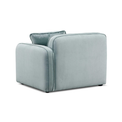 Guildford Sea Foam Performance Corduroy Velvet Raf Corner Chair