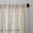 Clean Window Aso Twill Stripe Anti-Dust Linen Blend Sheer Curtain Panel-690484695-690484692