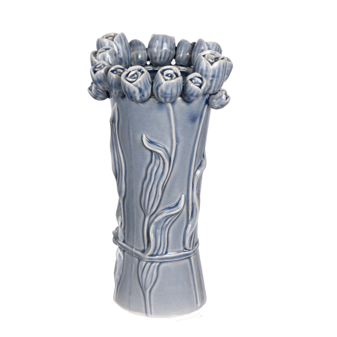 Korbin 9.8'' H Stone Tabletop Candlestick Ophelia & Co.