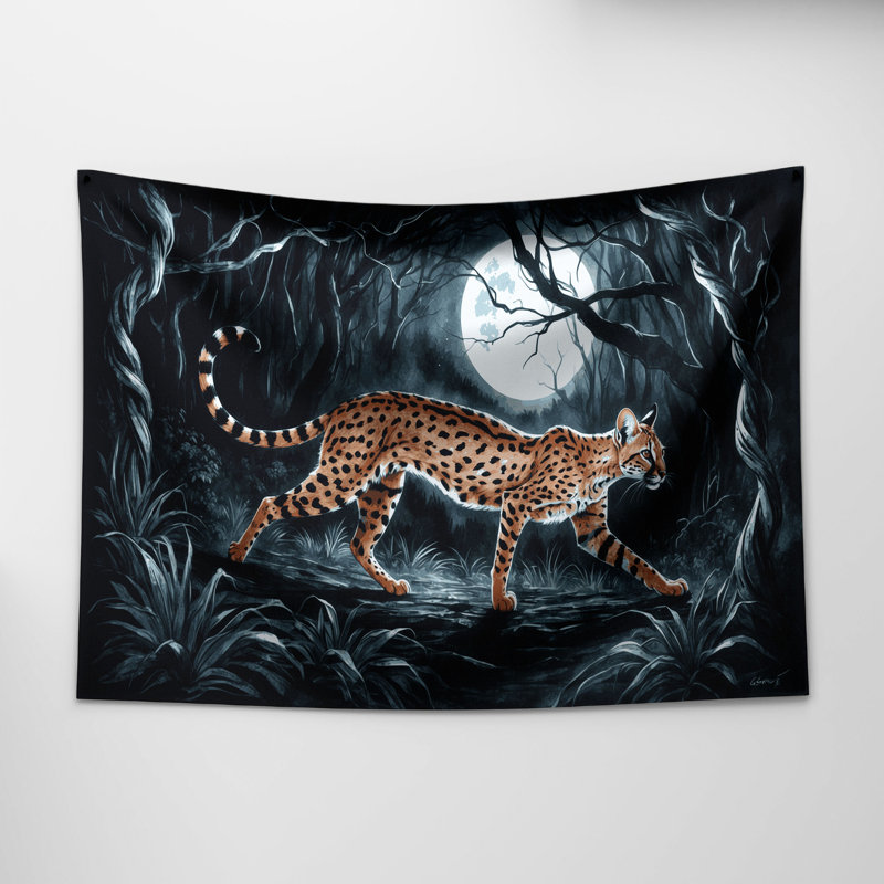 Tapisserie murale Wildlife Genet, 26 po x 36 po