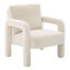 Full Soft Package U-Shaped Wide Accent Armrest Leisure Chair - Load 160 KG