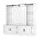Multifunctional Entryway Storage Cabinet with Sliding Doors — Industrial Hallway Organizer for Living Rooms