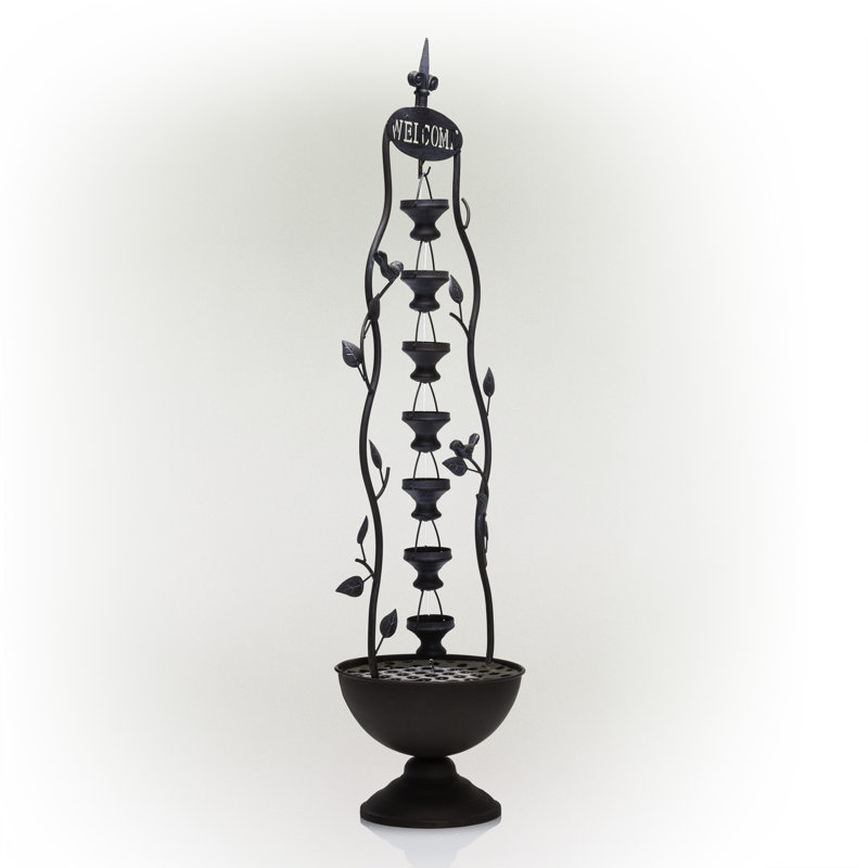 Metal Sculptural Fountain