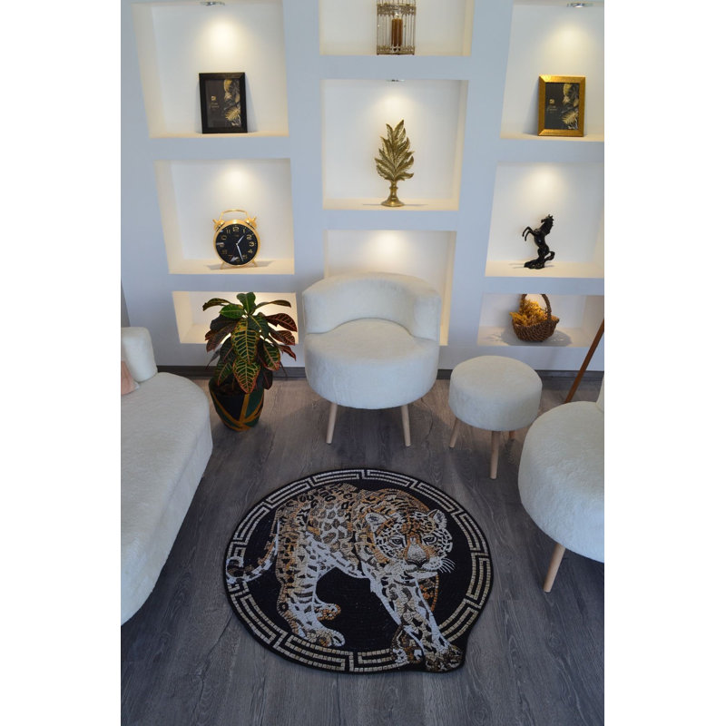 Tapis tigre lavable à la machine