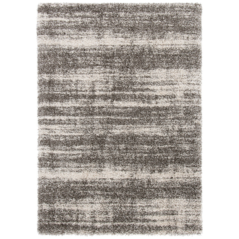 Tapis ivoire/gris, Rectangle 5 pi 3 po x 7 pi 6 po