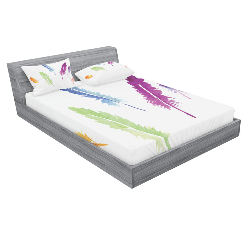 Microfiber Sheet Set, Full Sheet Set with Fitted Sheet