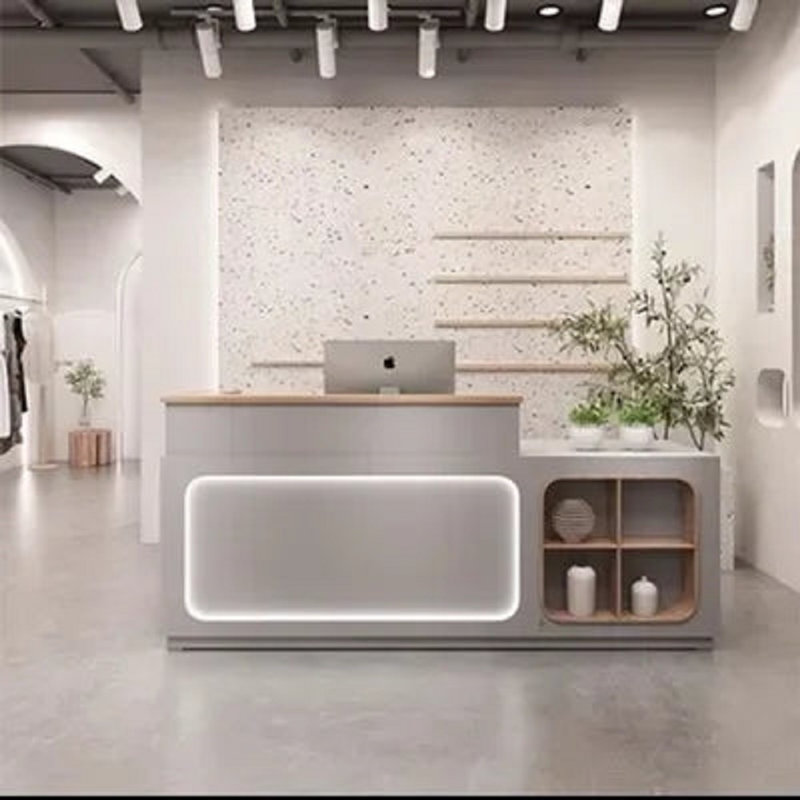 Citarella L-Shaped Executive Desk, Grey, 100cm H x 120cm W x 50cm D, Right Side Facing