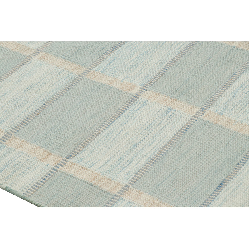 Scandinavian Wool Geometric Area Rug, Rectangle 10' x 14'