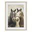 Paire de chevaux en harmonie, reproduction encadrée sous verre, design by Creative Studio-130821584-130821587