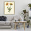 Cadre flottant simple fleur de souci, design par Connie Resch-377755690-377755691