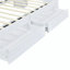 Base de lit plateforme avec rangement en bois avec 2 tiroirs et bande lumineuse Cortaz-1782573913