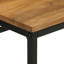 Solid Wood Top Metal Base Writing Desk