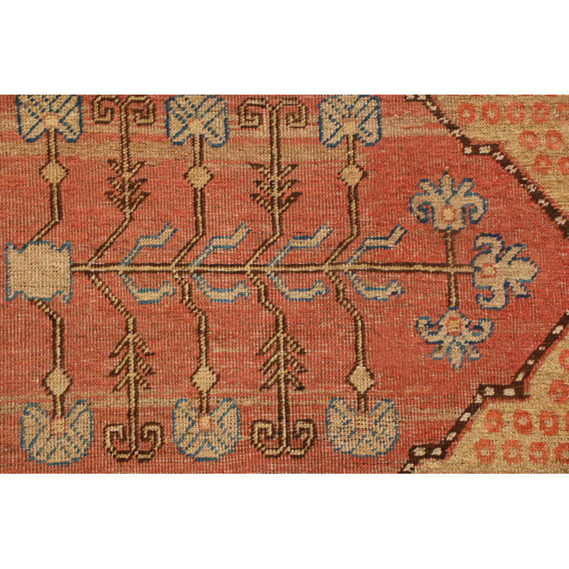 Khotan One-of-a-Kind 3'4" X 13'9" Hand Knotted Area Rug