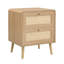 48 cm W Wicker / Rattan Bedside Table