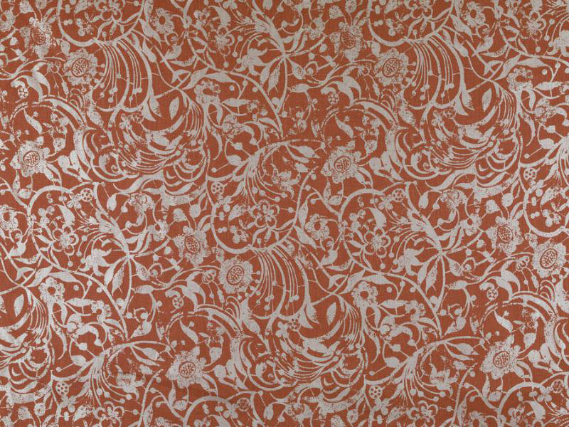 Dorsoduro Linen Fabric, Scarlet