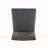 Set Of 2, Upholstered Counter Height Barstools With Nailhead Trim, Dark Charcoal And Walnut, Fabric