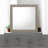 Mari Light Gray Finish Mirror