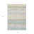 3' X 5' Ivory Abstract Washable Indoor Outdoor Area Rug