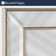 Maiorano 22" x 30" Beaded Surface Mount Framed Medicine Cabinet with 3 Adjustable Shelves