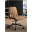 Chaise de bureau pivotante en rhum