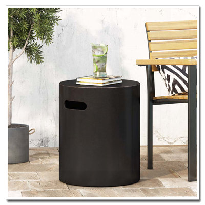 Outdoor LightWeight Concrete Side Table