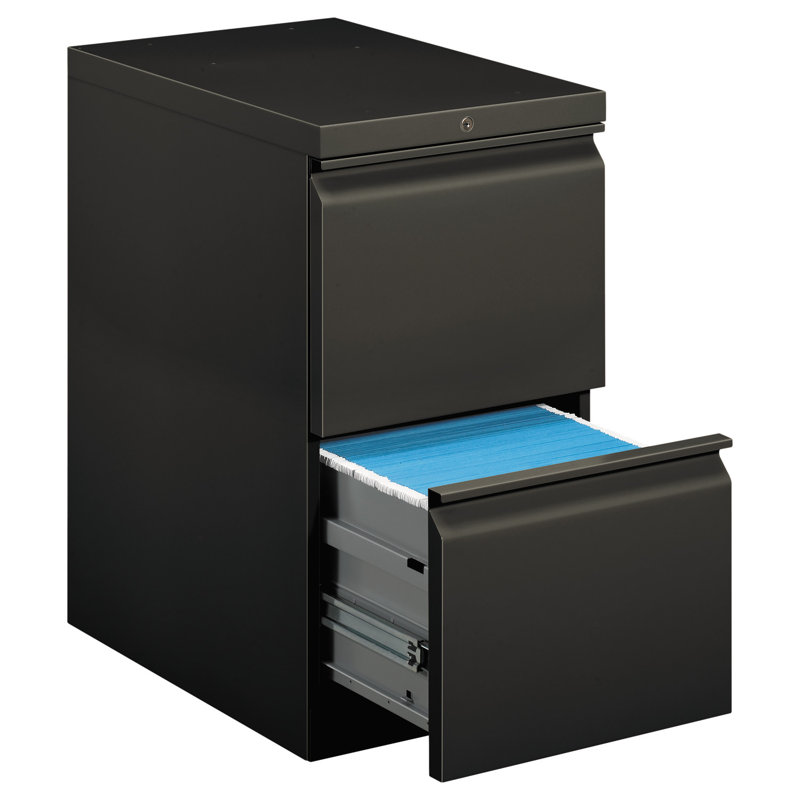 Brigade 2-Drawer Vertical Filing Cabinet, Charcoal